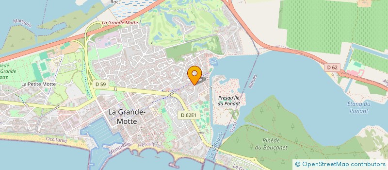 localisation de l'entreprise NETGUIDE  LA GRANDE-MOTTE