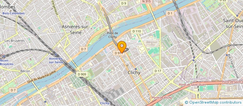 localisation de l'entreprise NETHOTEL à CLICHY