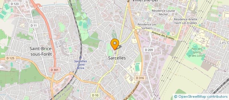 localisation de l'entreprise NETHS IMMO  SARCELLES