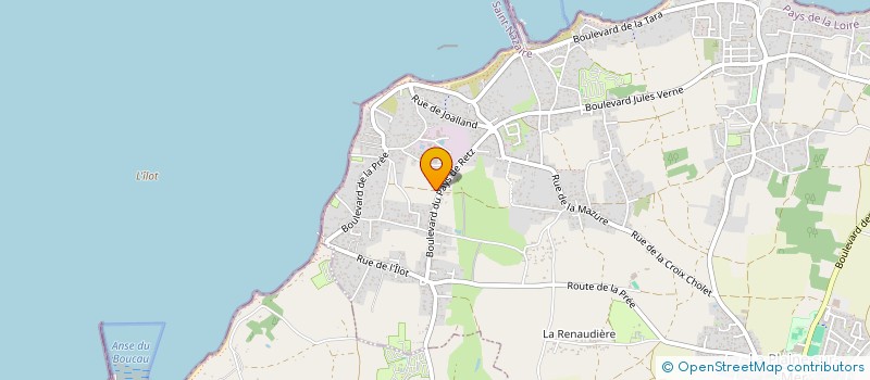 localisation de l'entreprise NETHYMOULES BITARD à LA PLAINE-SUR-MER