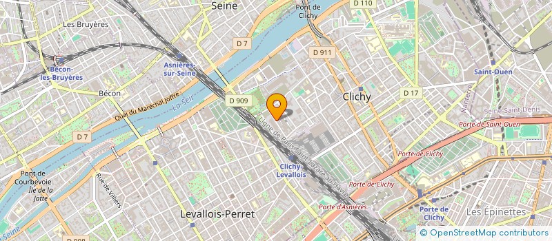localisation de l'entreprise NETIC à CLICHY