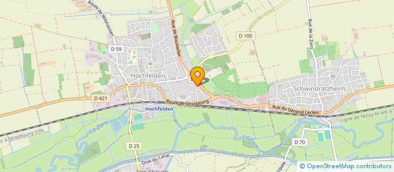 localisation de l'entreprise NETICAR  HOCHFELDEN