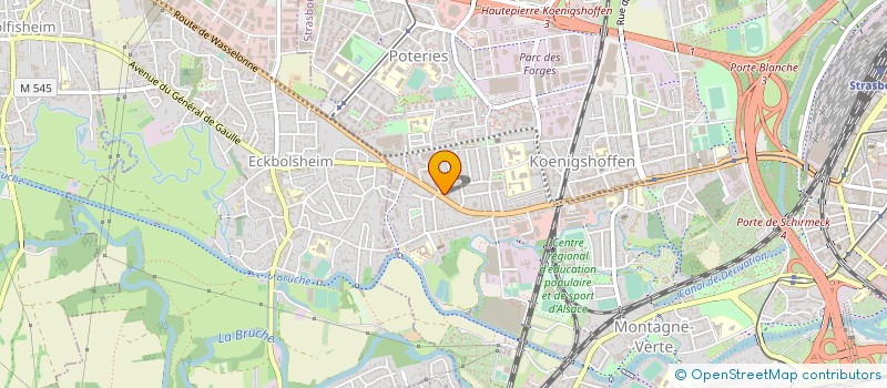 localisation de l'entreprise NETII à STRASBOURG