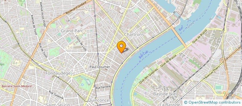 localisation de l'entreprise NETILUM à BORDEAUX