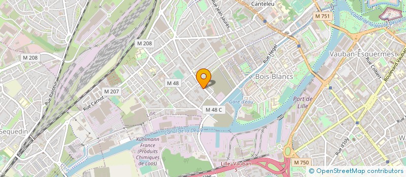 localisation de l'entreprise NETIM à LILLE