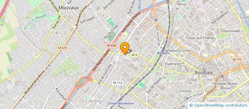localisation de l'entreprise NETIMM à TOURCOING