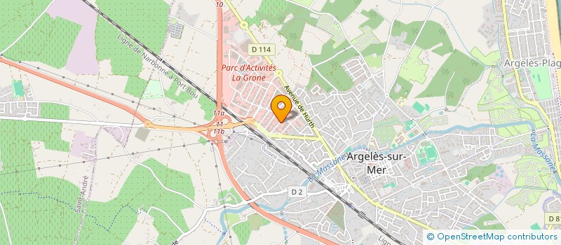 localisation de l'entreprise NETINCAR  ARGELES-SUR-MER