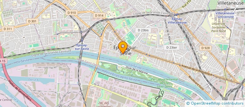 localisation de l'entreprise NETINCOM à EPINAY-SUR-SEINE