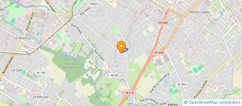 localisation de l'entreprise NETIS  HEM