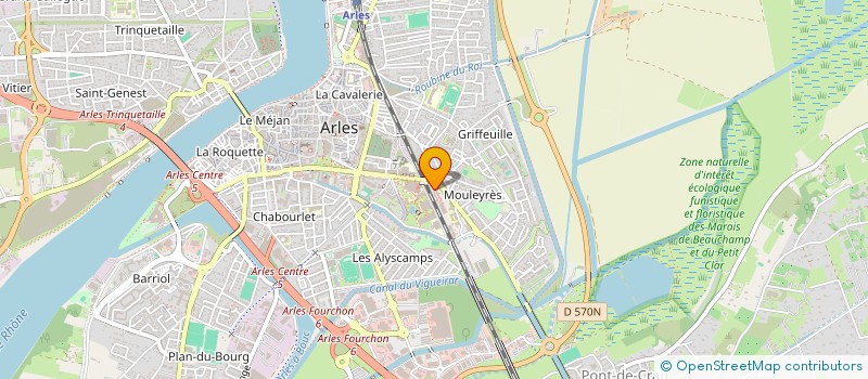 localisation de l'entreprise NETLAB à ARLES
