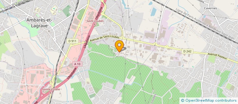 localisation de l'entreprise NETLAB PHARMA à SAINT-LOUBES
