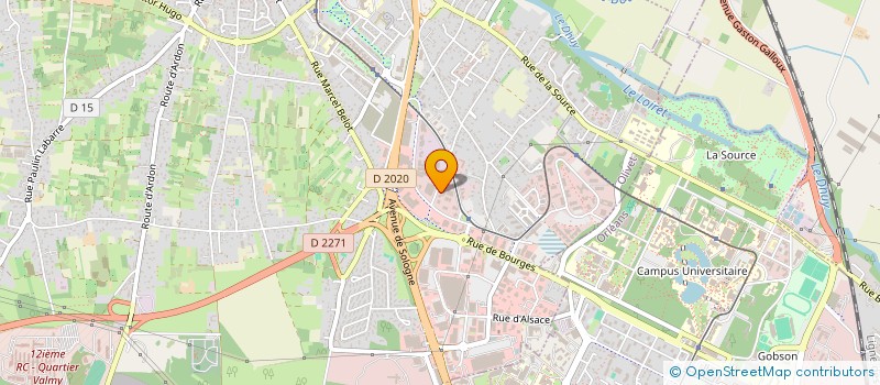 localisation de l'entreprise NETLAN à OLIVET