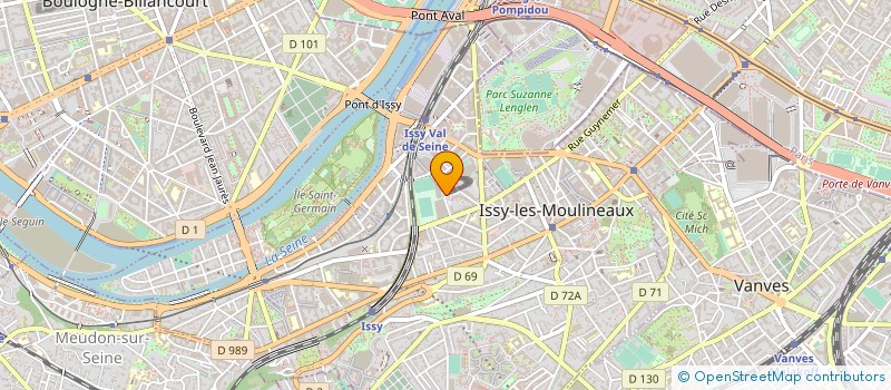 localisation de l'entreprise NETLEAD CONSULTING à ISSY-LES-MOULINEAUX