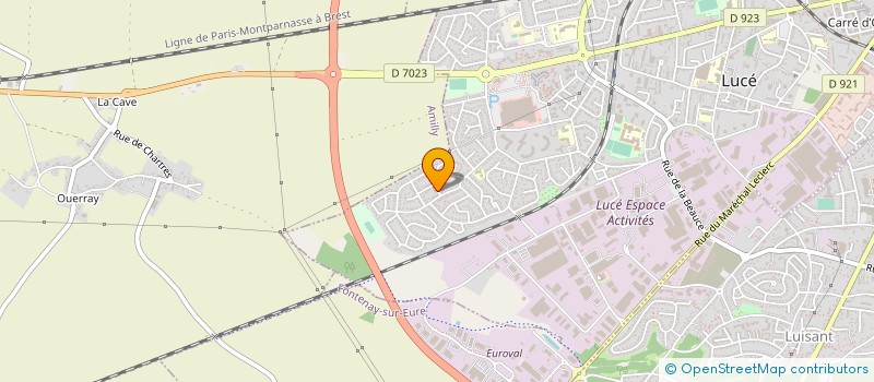 localisation de l'entreprise NETLINE FRANCE à LUCE