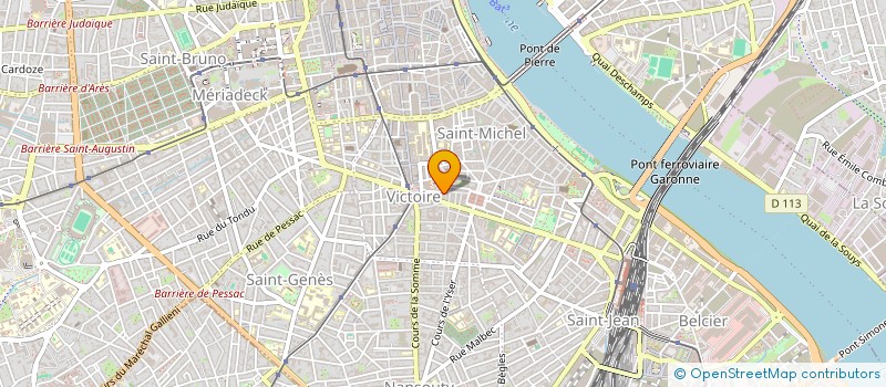 localisation de l'entreprise NETLINK à BORDEAUX