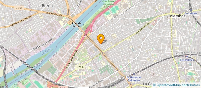 localisation de l'entreprise NETLOGIK à COLOMBES