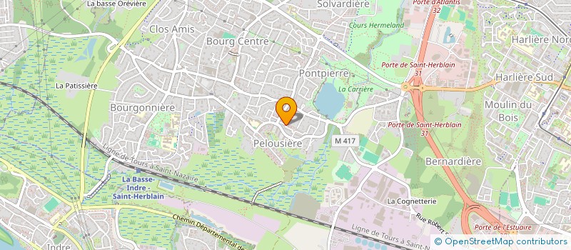 localisation de l'entreprise NETLYD à SAINT-HERBLAIN
