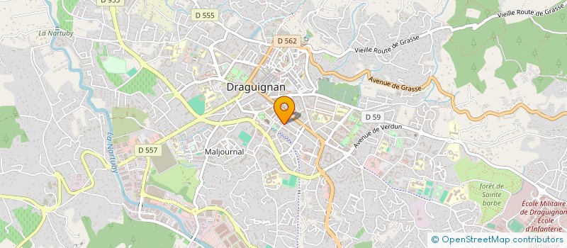 localisation de l'entreprise NETMANUS à DRAGUIGNAN