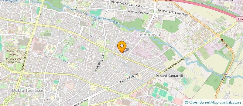 localisation de l'entreprise NETMEDIA à PAU