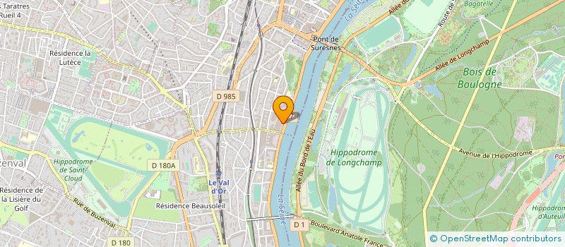 localisation de l'entreprise NETMETRIX à SURESNES