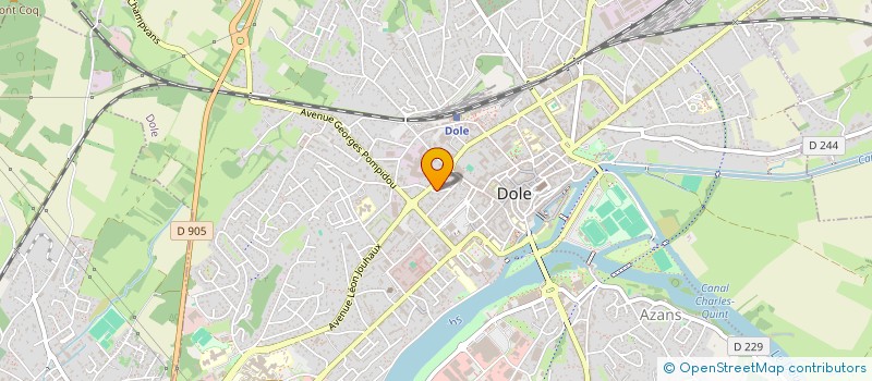 localisation de l'entreprise NETMICRO à DOLE