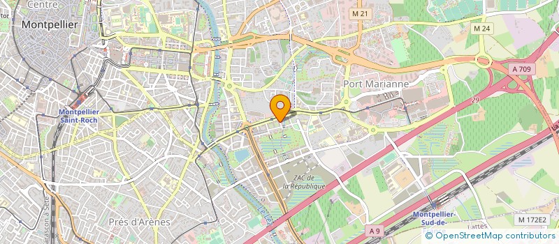 localisation de l'entreprise NETMOTEUR à MONTPELLIER