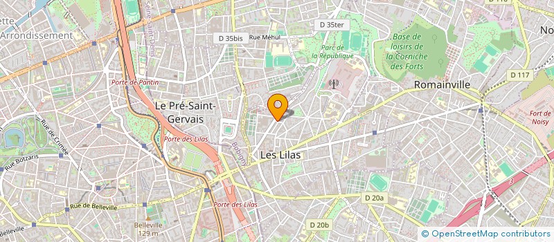 localisation de l'entreprise NETO MARTINS A ET SUAREZ GONCALVEZ S à LES LILAS