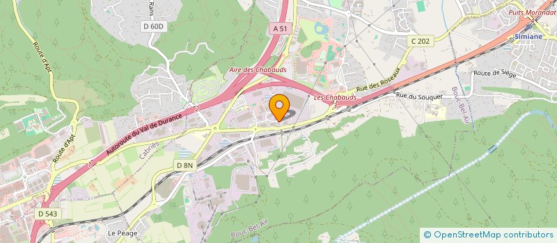 localisation de l'entreprise NETOA à BOUC-BEL-AIR