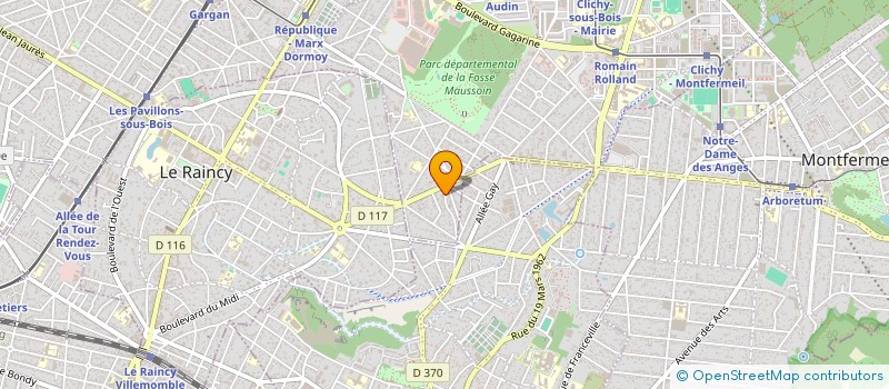 localisation de l'entreprise NETOMAX à CLICHY-SOUS-BOIS