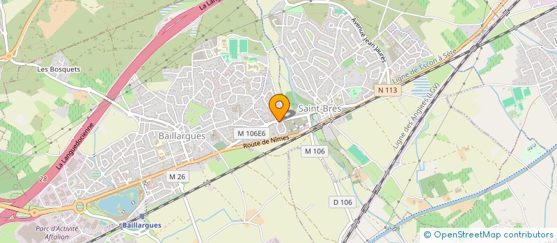 localisation de l'entreprise NETOPRO à BAILLARGUES
