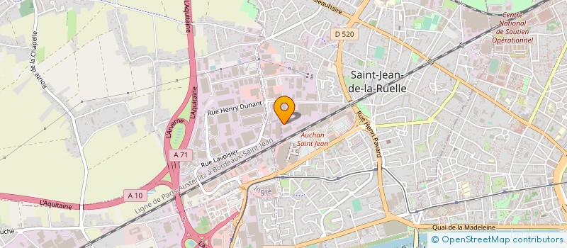 localisation de l'entreprise NETOR à SAINT-JEAN-DE-LA-RUELLE