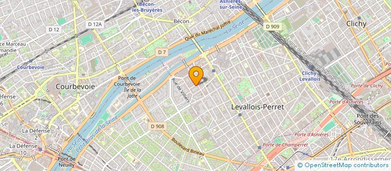 localisation de l'entreprise NETOR à LEVALLOIS-PERRET