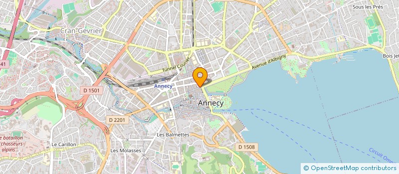 localisation de l'entreprise NETOSCOPE à ANNECY