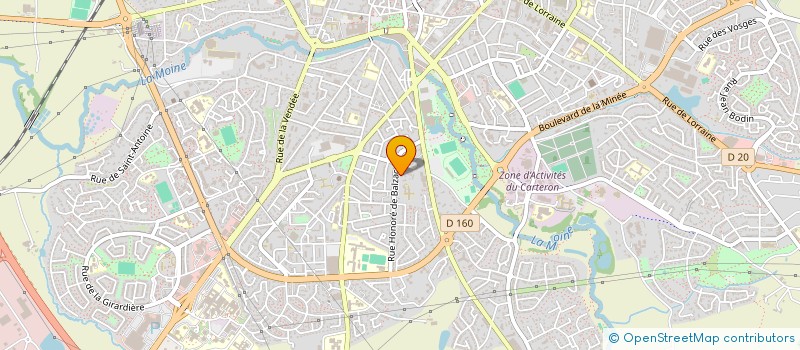 localisation de l'entreprise NETPARTNERS à CHOLET