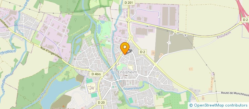 localisation de l'entreprise NETPERMIS  RAEDERSHEIM