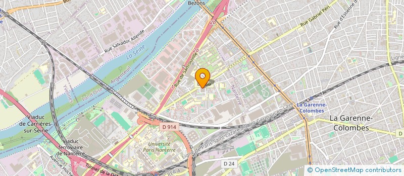 localisation de l'entreprise NETPHONE à NANTERRE