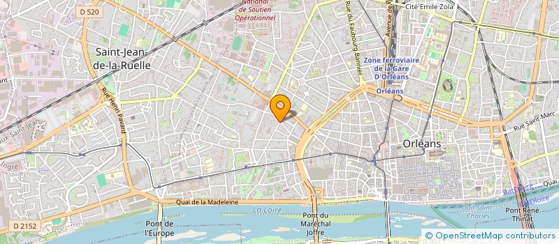 localisation de l'entreprise NETPHONIE à ORLEANS