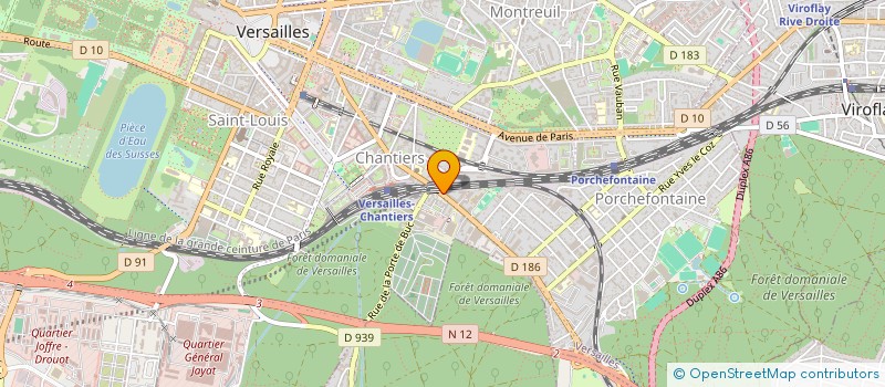 localisation de l'entreprise NETPILOTE à VERSAILLES