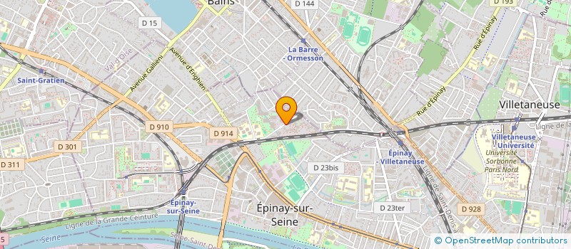 localisation de l'entreprise NETPROSERVICES à EPINAY-SUR-SEINE