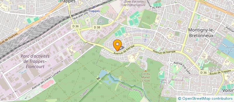 localisation de l'entreprise NETQUICK à MONTIGNY-LE-BRETONNEUX