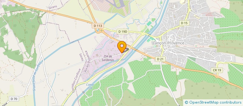 localisation de l'entreprise NETRIDERS à LANCON-PROVENCE