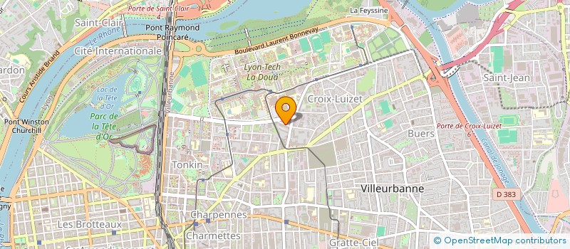 localisation de l'entreprise NETS INVEST  VILLEURBANNE