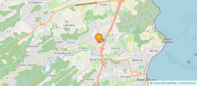 localisation de l'entreprise NETSAH  PETIT-BOURG