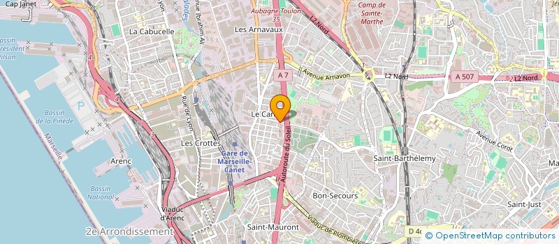 localisation de l'entreprise NETSECUR CONSULTING à MARSEILLE