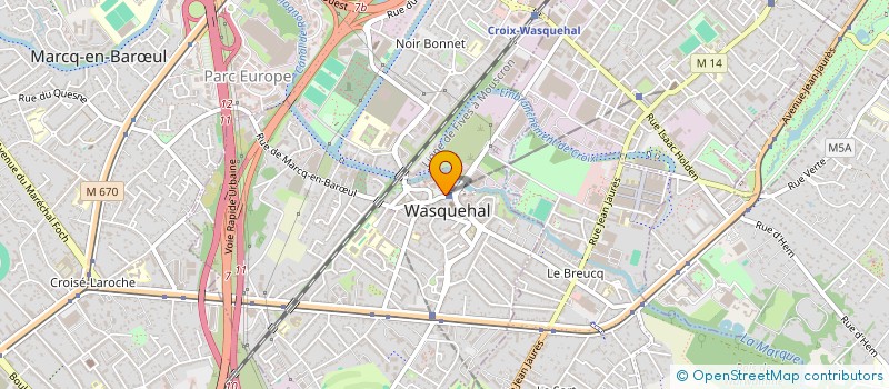 localisation de l'entreprise NETSENS à WASQUEHAL