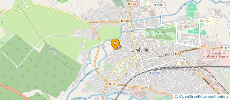 localisation de l'entreprise NETSERVICES  LUNEVILLE