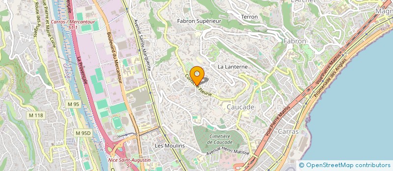 localisation de l'entreprise NETSERVICES à NICE