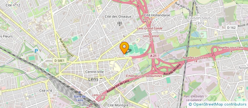 localisation de l'entreprise NETSOFTPRO  LENS