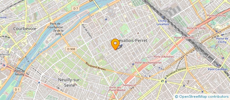 localisation de l'entreprise NETSUPRO à LEVALLOIS-PERRET