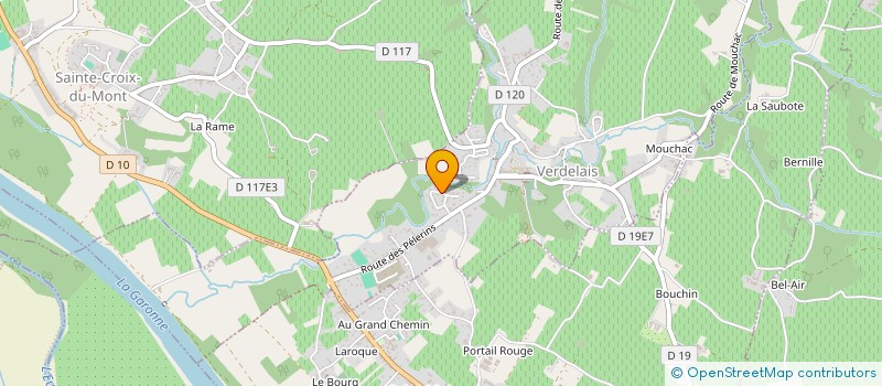 localisation de l'entreprise NETT 33  VERDELAIS